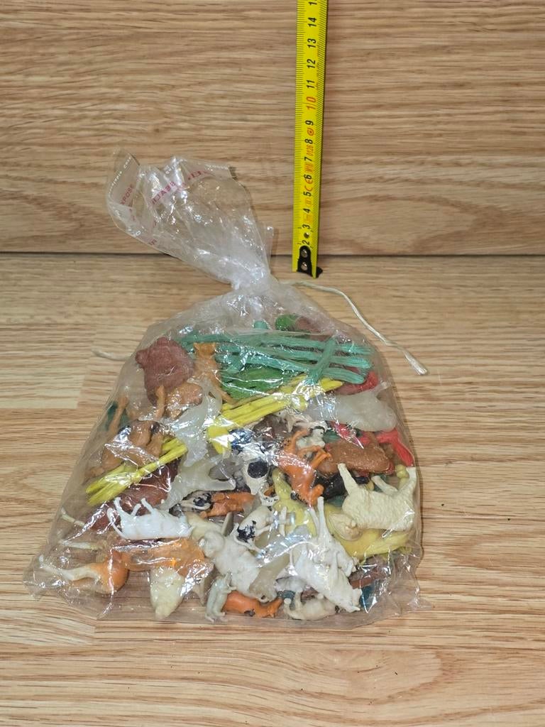 Zak vol plastic speelgoed boerderijdieren, Ophalen of Verzenden, Gebruikt, Jongen of Meisje