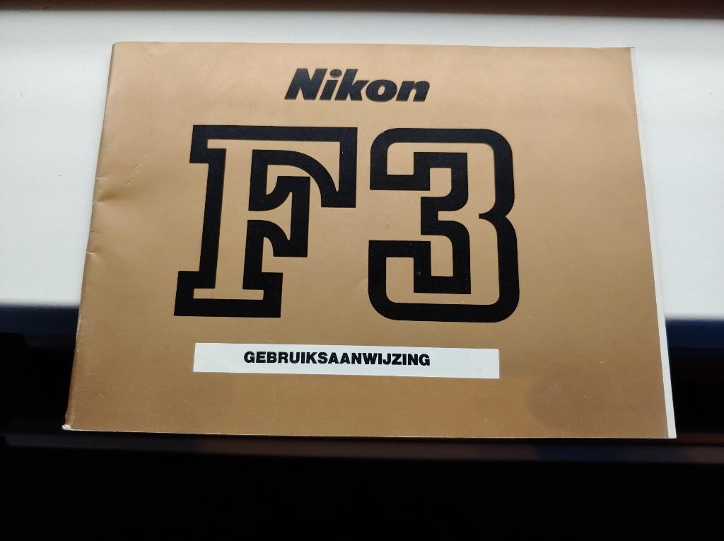 Nikon f3, nikon md4, nikon mf14, handleidingen niko, Audio, Tv en Foto, Fotocamera's Analoog, Verzenden, Zo goed als nieuw, Spiegelreflex