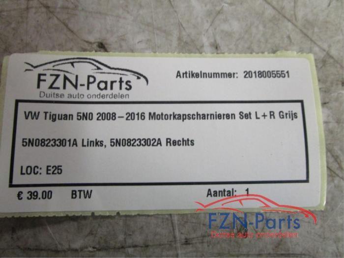 Motorkap Scharnier Volkswagen Tiguan (22741914), Ophalen of Verzenden, Gebruikt