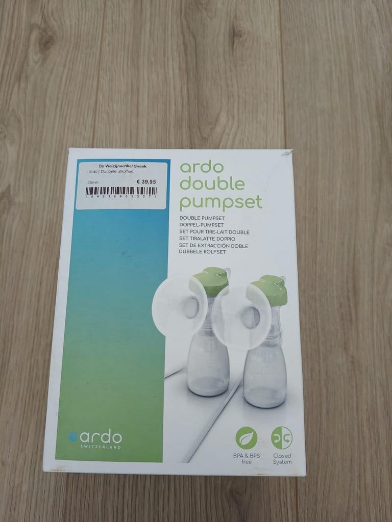Ardo Dubbele Afkolfset (zonder pomp), Ophalen, Zo goed als nieuw, Borstkolf