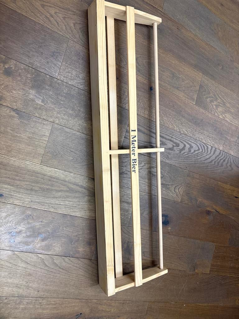 Meter bier, Ophalen of Verzenden, Nieuw, Hout