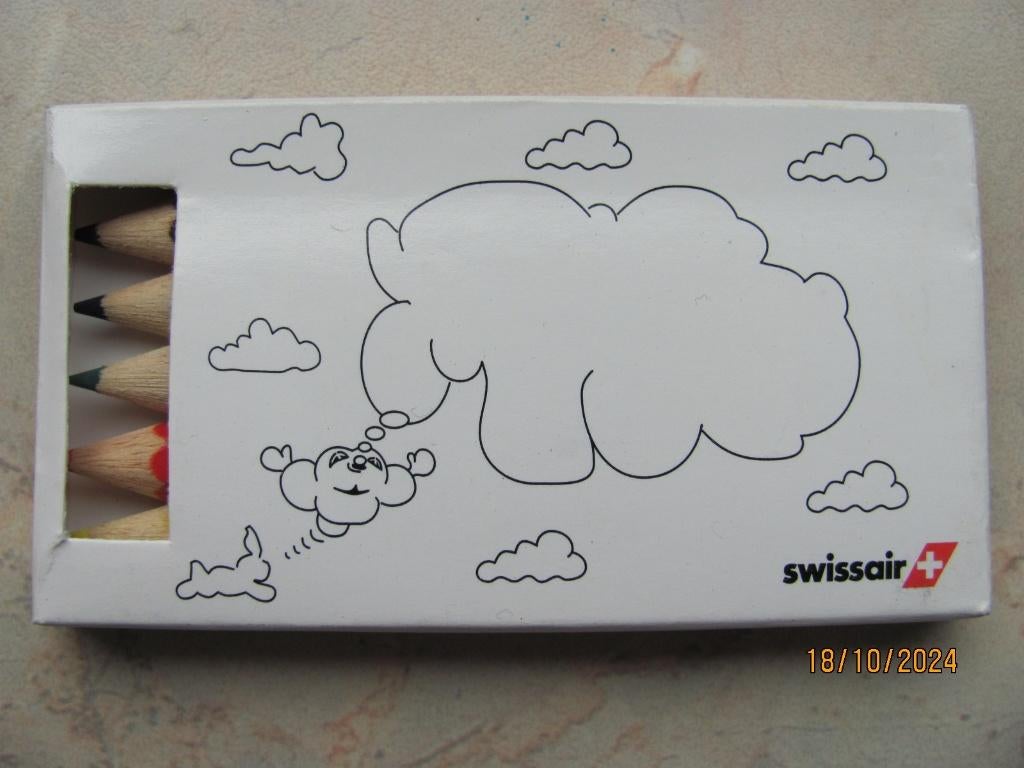 NIEUW verpakking KLEURPOTLODEN 6 kleuren LYRA Swiss Air gift, Ophalen of Verzenden, Nieuw, Potlood of Stift