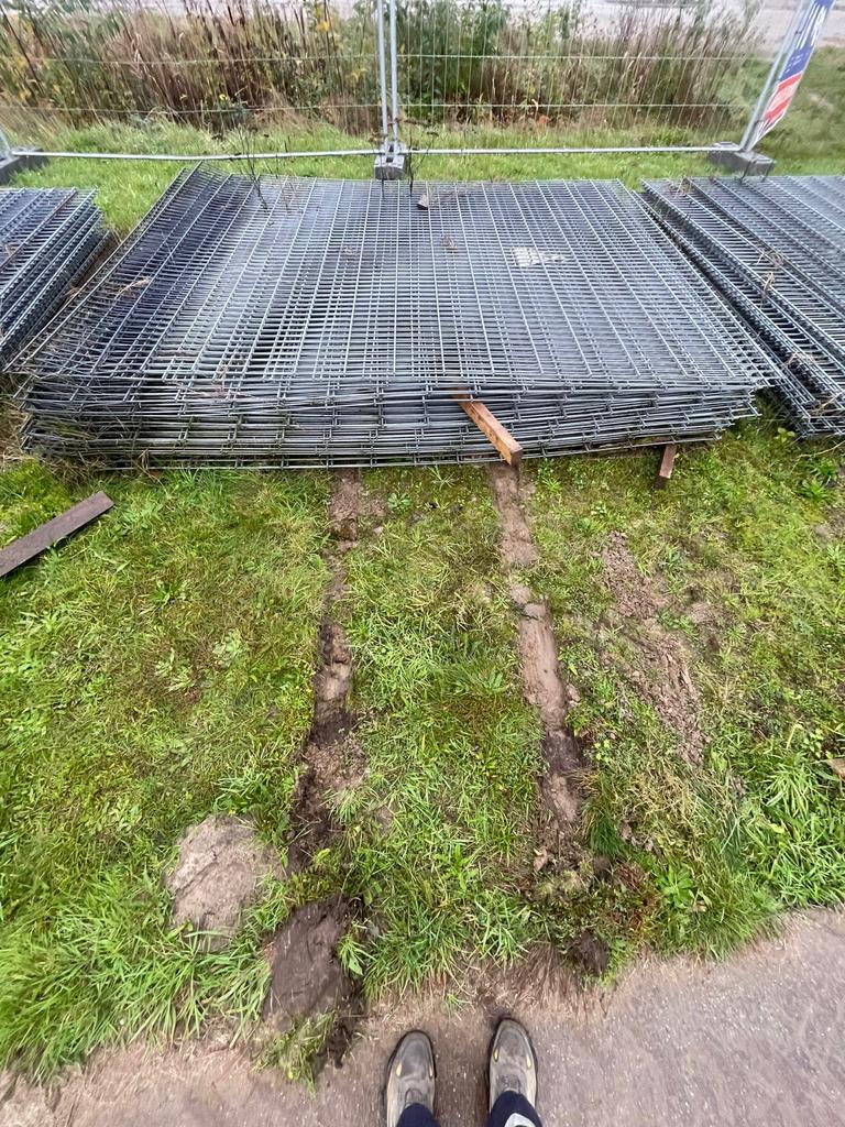 Dubbelstaafmat hekwerk 250x300cm - Rotterdam, Ophalen of Verzenden