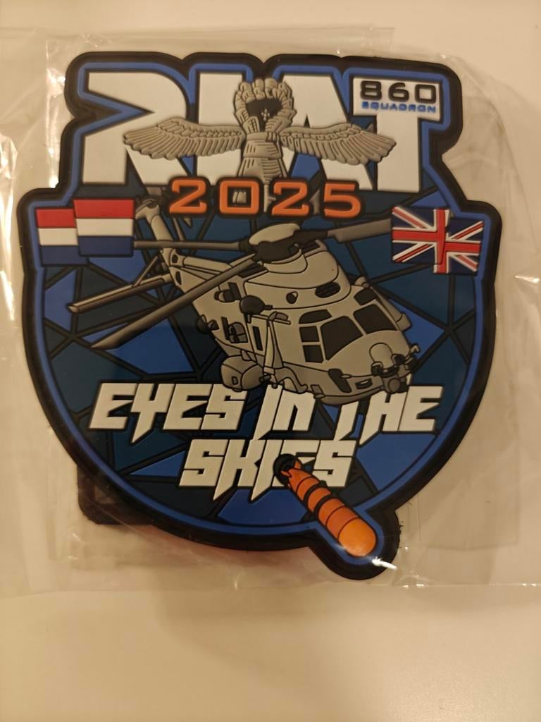 860 Squadron RIAT 2025 Patch, Verzamelen, Militaria | Algemeen, Ophalen of Verzenden, Luchtmacht, Engeland, Embleem of Badge