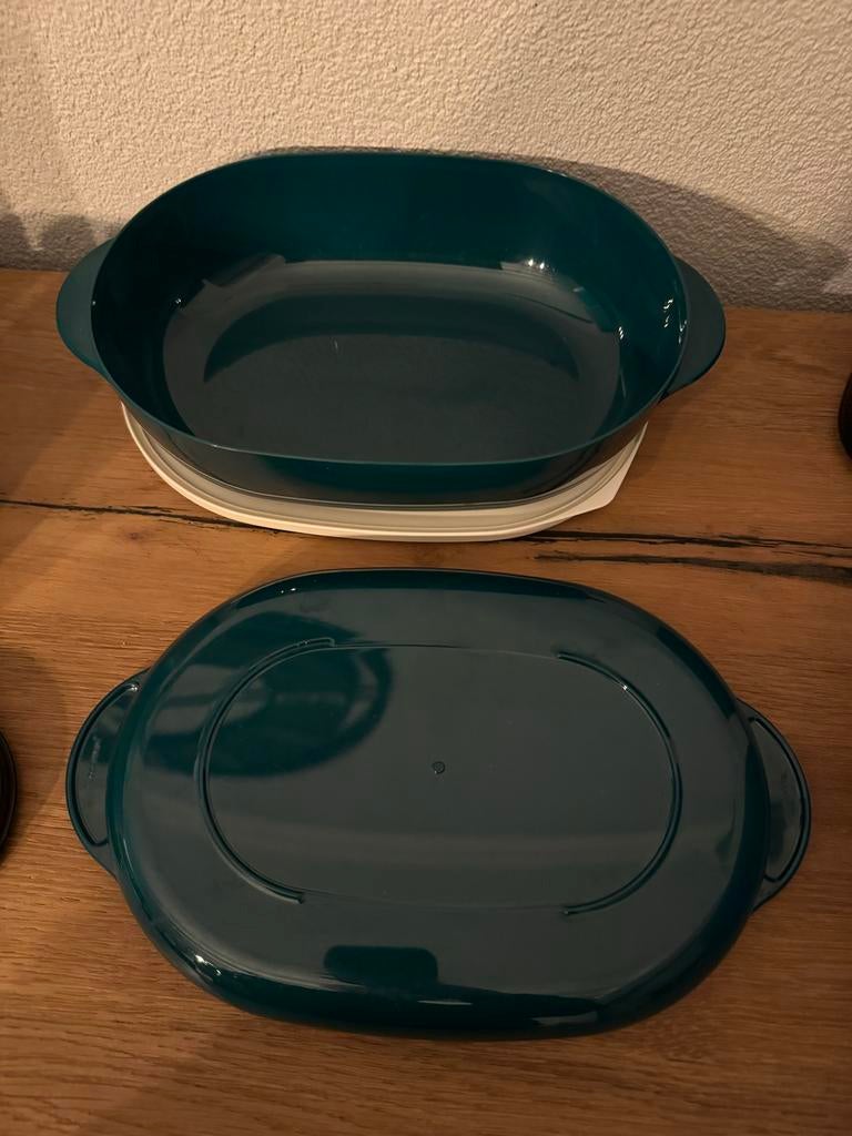 Tupperware Microplus 1,5L Schaal met Flexi Deksel, Huis en Inrichting, Keuken | Tupperware, Gebruikt, Schaal, Ophalen of Verzenden
