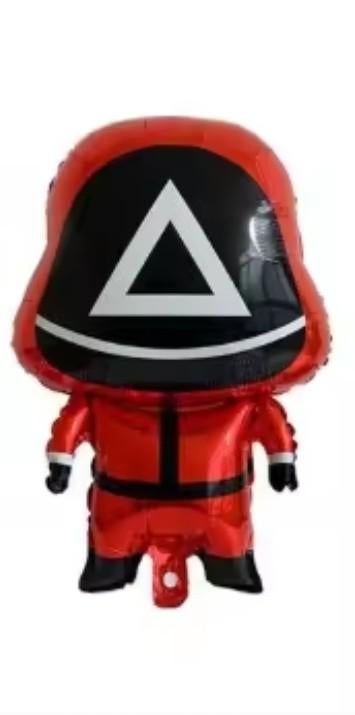 Squidgame * 3 folie ballonnen, Hobby en Vrije tijd, Ophalen of Verzenden, Nieuw, Versiering, Verjaardag