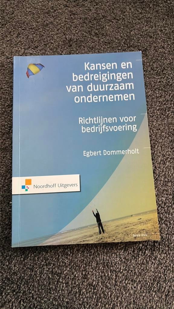 Kansen en bedreigingen van duurzaam ondernemen, Ophalen of Verzenden, Egbert Dommerholt, Management, Zo goed als nieuw