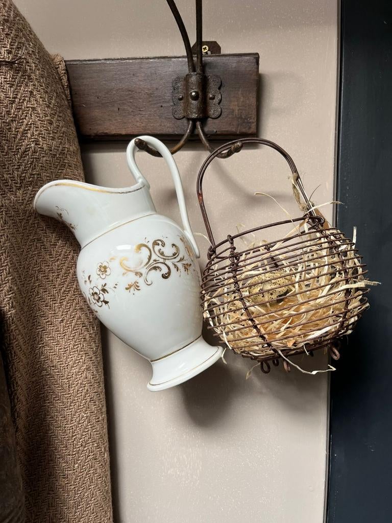 Mini eiermandje Pasen,voorjaar,vintage,brocant, Ophalen of Verzenden, X, X, X