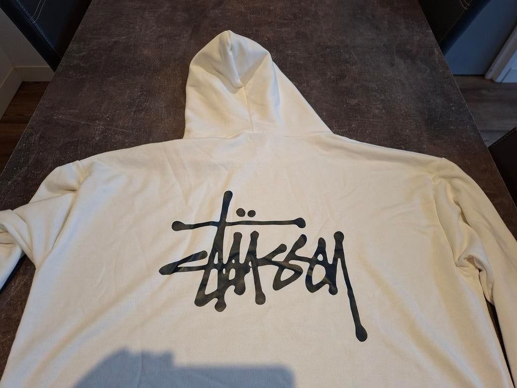 Stüssy Hoodie - Wit - Maat M, Maat 48/50 (M), Wit, Nieuw, Ophalen of Verzenden