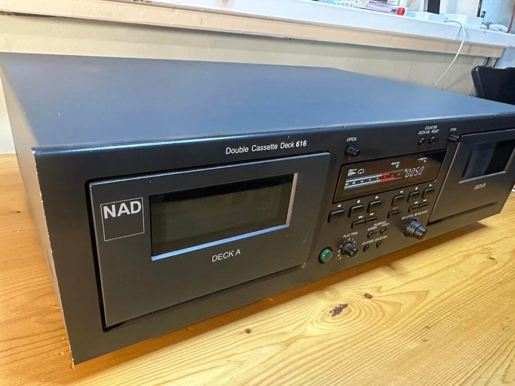 NAD dubbel cassettedeck 616., Ophalen, Dubbel, Overige merken, Tiptoetsen