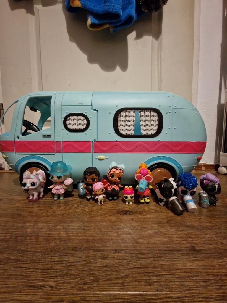 Lol clamper camper met toebehoren, Ophalen of Verzenden, Zo goed als nieuw