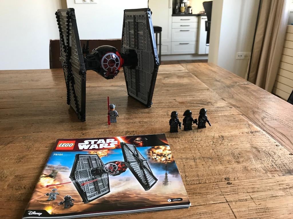 Lego Star Wars 75101 First order Tie fighter, Ophalen of Verzenden, Zo goed als nieuw, Complete set, Lego