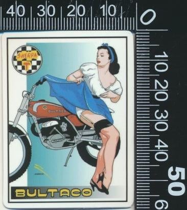 Sticker: Bultaco, Ophalen of Verzenden, Zo goed als nieuw, Bedrijf of Vereniging