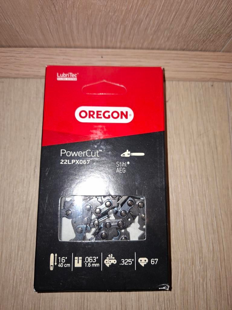 Zaagketting .325 1.6 67 schakels 40cm blad half haaks, Ophalen of Verzenden, Nieuw, Oregon