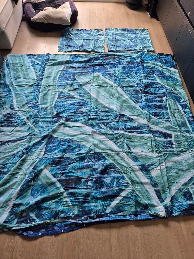 Dekbedovertrek 220x220, Huis en Inrichting, Ophalen of Verzenden, Zo goed als nieuw, Tweepersoons, Dekbedovertrek