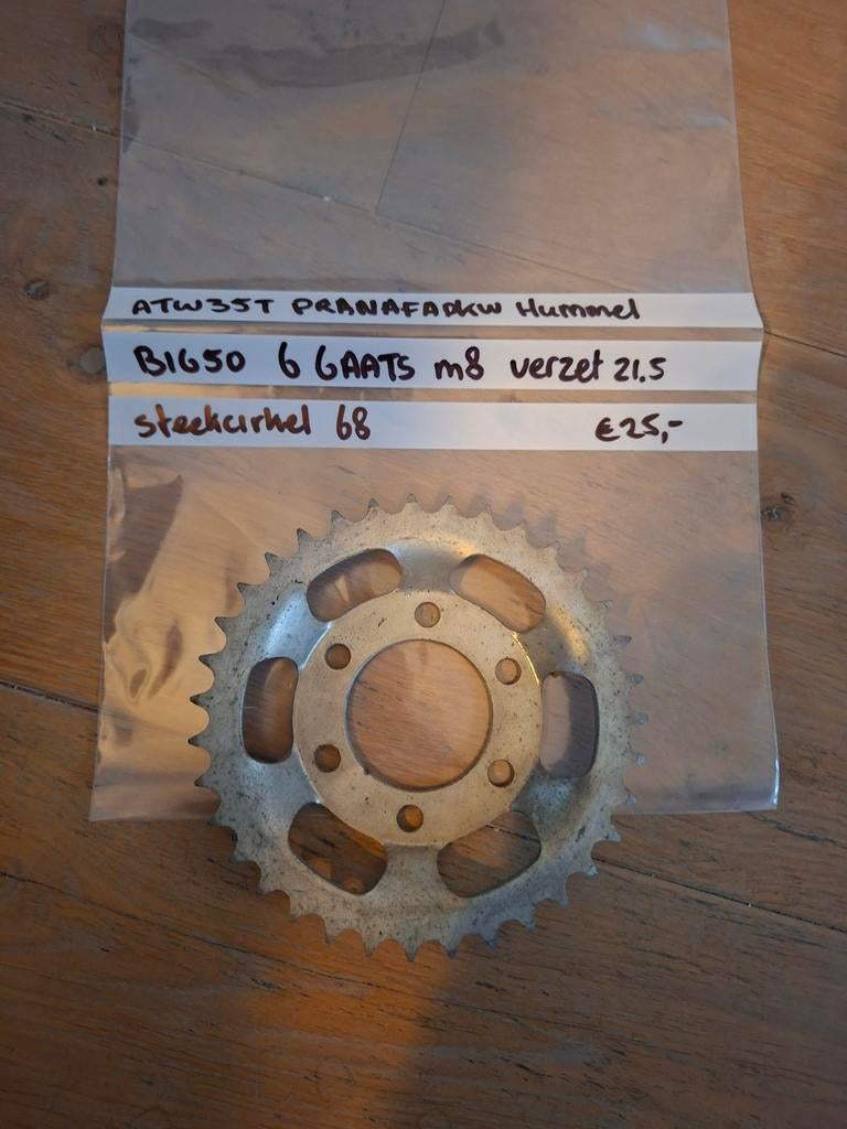 Achtertandwiel 30 / 32 / 35T Pranafa DKW Hummel super, Overige merken, Tomosmopedparts.nl, Tomosmopedparts.nl, Nieuw