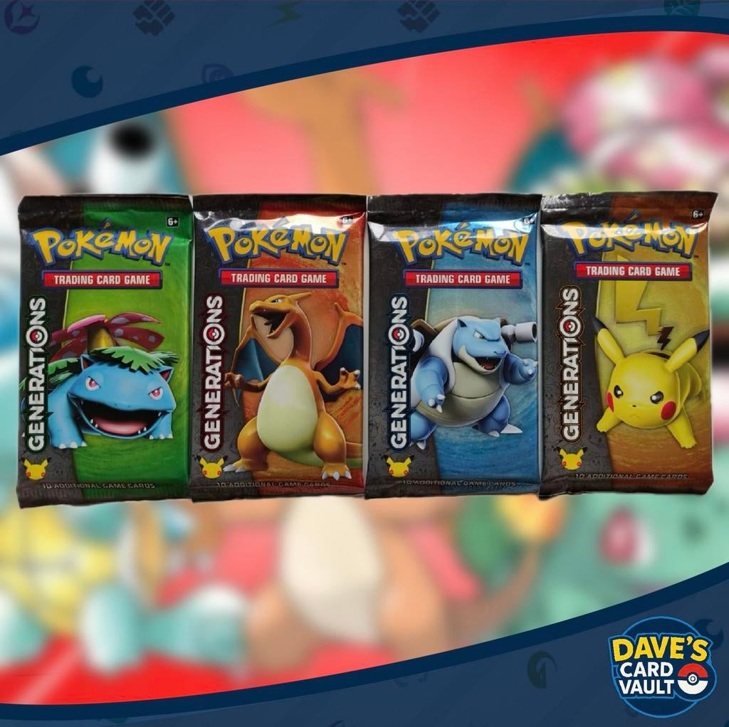 Pokémon Generations Boosters Artwork Set - Unweighted, Hobby en Vrije tijd, Verzamelkaartspellen | Pokémon, Ophalen of Verzenden