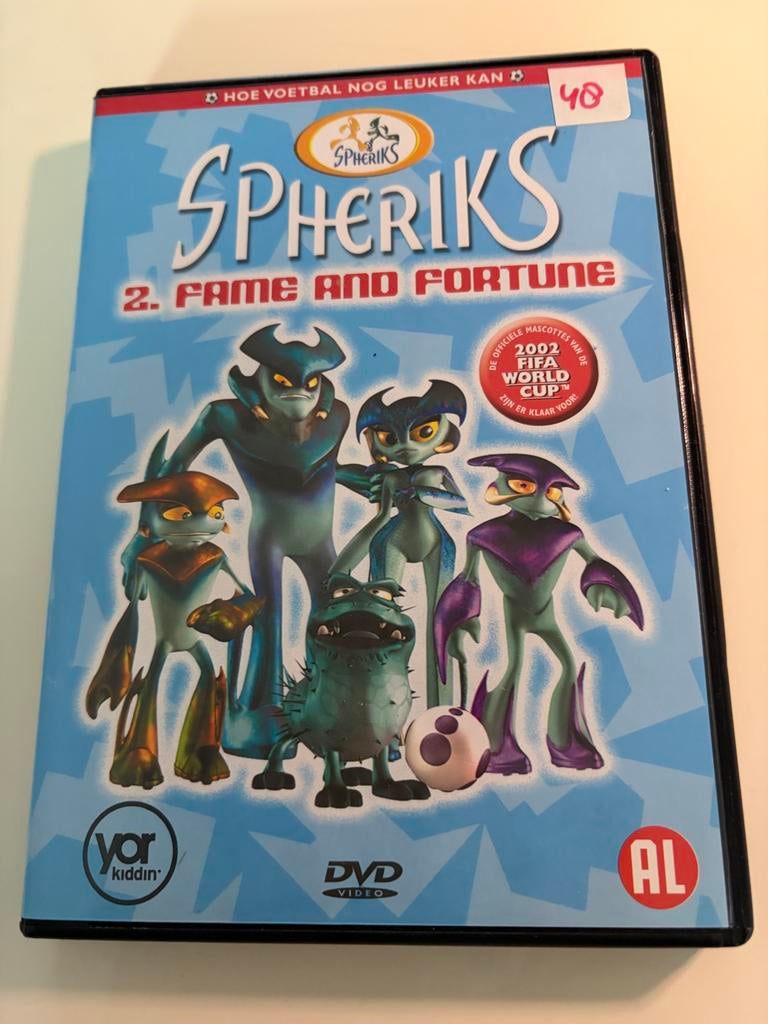 Spheriks fame and fortune, Tekenfilm, Ophalen of Verzenden, Zo goed als nieuw, Alle leeftijden