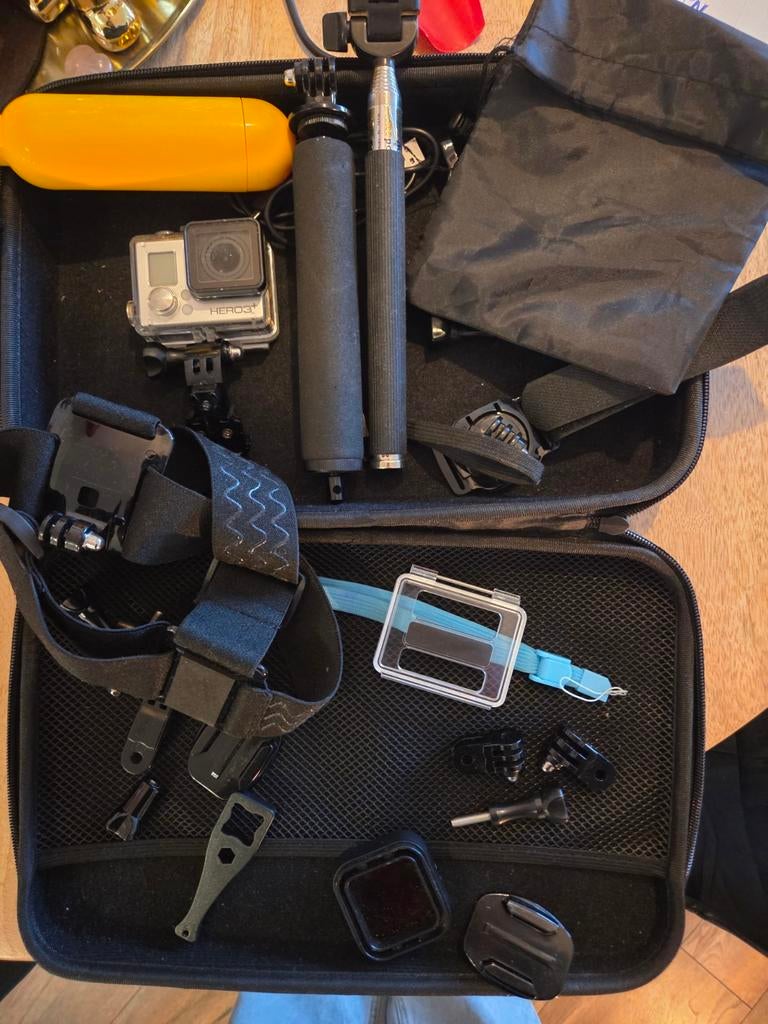 GoPro Hero 3+ met accessoires, Ophalen of Verzenden, Gebruikt, GoPro