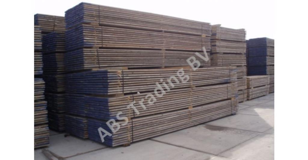 Steigerhout alle lengtes, Ophalen, Gebruikt, 25 tot 50 mm, Plank