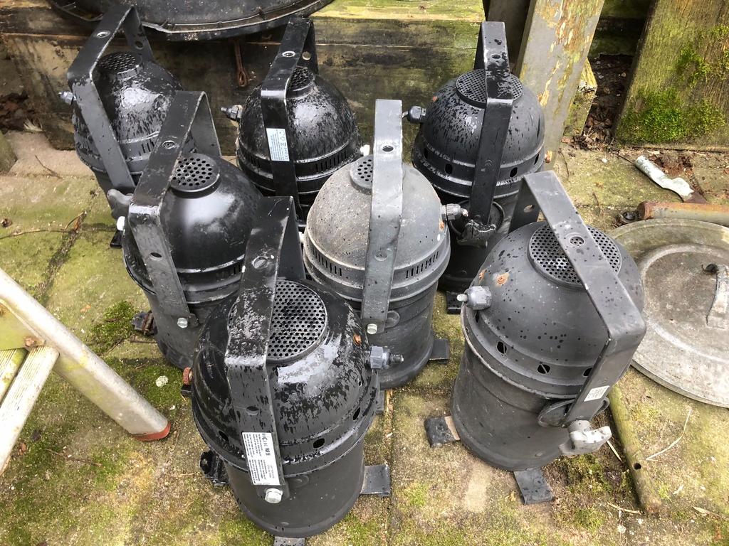 Theaterspots zonder lamp, Ophalen of Verzenden, Gebruikt, Metaal, Minder dan 50 cm