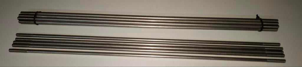 M6 RVS draadeinden 45cm lang NIEUW! 15 stuks, Doe-het-zelf en Verbouw, Ophalen of Verzenden, Nieuw