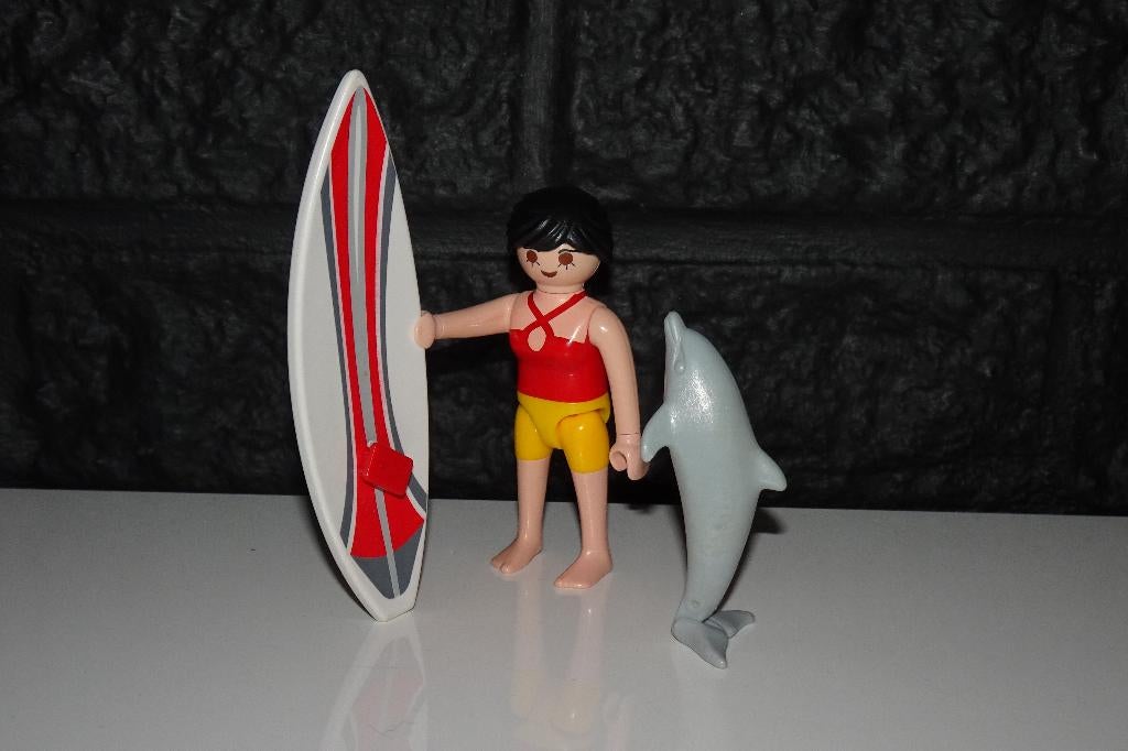 08 - Surfer met dolfijn 5372, Kinderen en Baby's, Speelgoed | Playmobil, Ophalen of Verzenden, Gebruikt