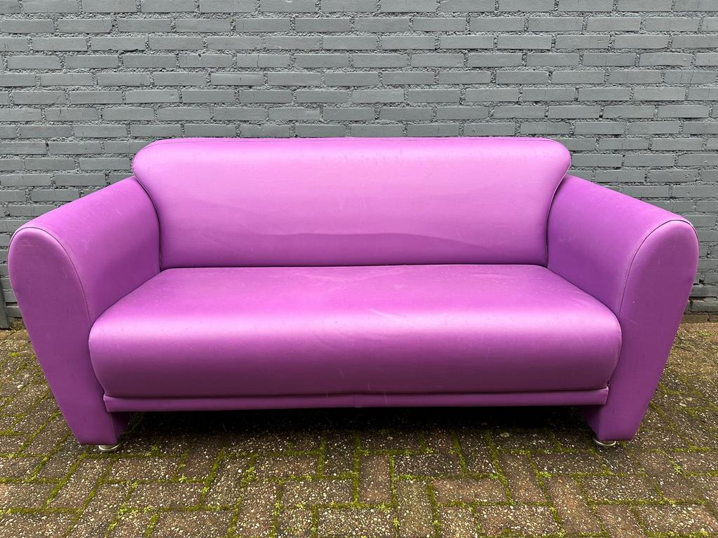 Paarse kinderbank / voedingsbank - Kinderopvang, Ophalen, 150 tot 200 cm, Tweepersoons, Zo goed als nieuw