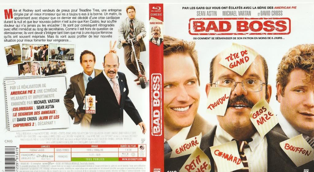 Bad boss blu ray ( engels - frans ), Ophalen of Verzenden, Zo goed als nieuw, Humor en Cabaret