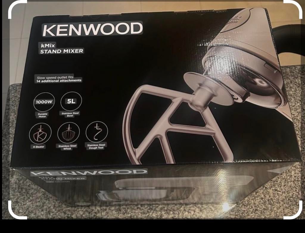 Kenwood kMix keukenmixer - Zo goed als nieuw!, Witgoed en Apparatuur, Keukenmixers, 4 liter of meer, 3 snelheden of meer, Ophalen of Verzenden