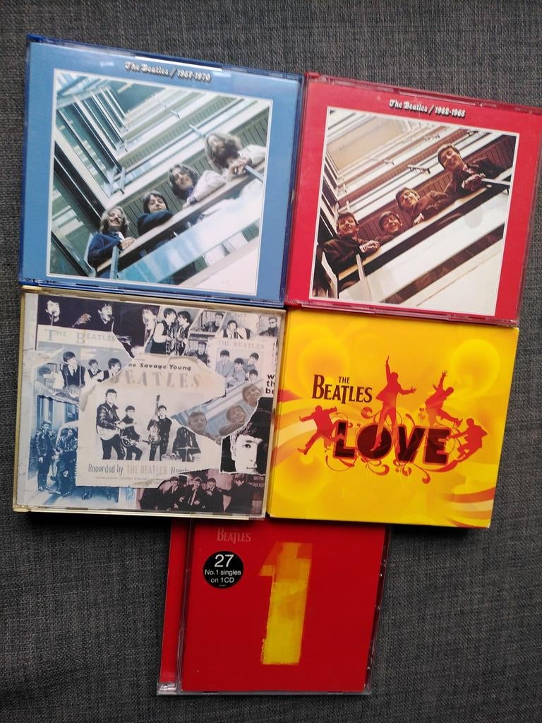 Beatles Love en Anthology 1, Ophalen of Verzenden, Gebruikt, Poprock