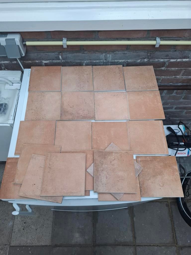 Wandtegel 15x15 cm restje, Doe-het-zelf en Verbouw, Tegels, Ophalen