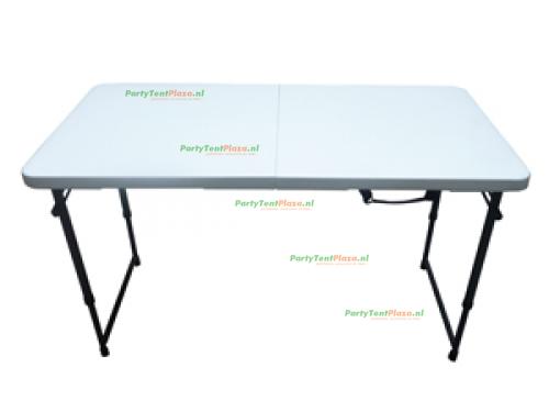 Buffettafel 122 – Lichtgewicht, inklapbaar en flexibel, Ophalen of Verzenden, Zo goed als nieuw, Campingtafel