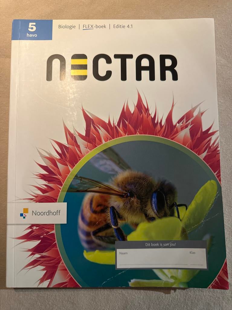 Nectar Biologie 5 Havo Flex-boek 2023-2024, Ophalen of Verzenden, Zo goed als nieuw, HAVO, Biologie