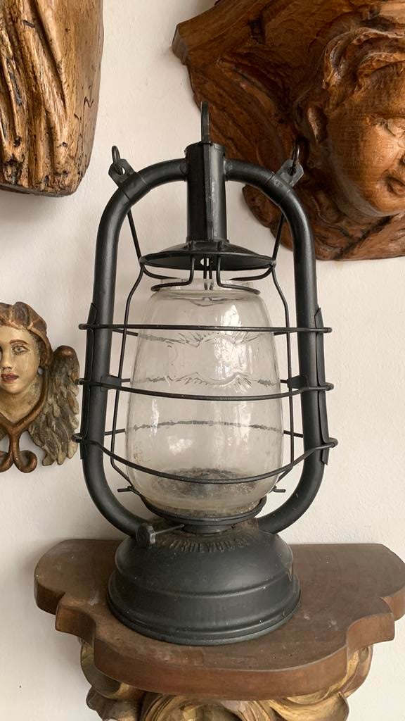 Stormlamp germany rhewum  st 11 lantaarn feuerhand, Ophalen of Verzenden, Zo goed als nieuw, Glas, Minder dan 50 cm