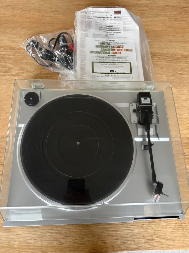 SANSUI AUTOMATIC TURNTABLE TYPE P - D  15  - NIEUW IN DOOS-, Overige merken, Automatisch, Nieuw, Ophalen of Verzenden