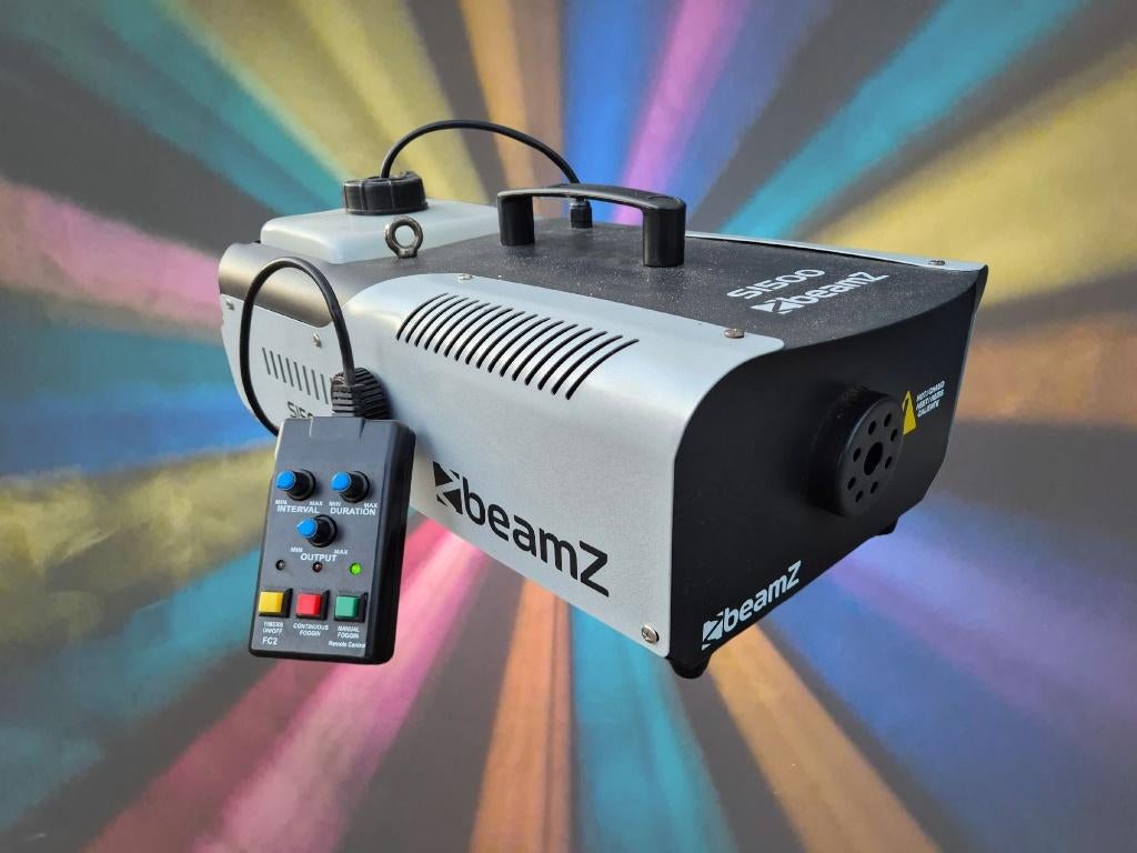 Rookmachine huren Meppel 1500W incl volle tank rookvloeistof, Ophalen, Nieuw, Overige