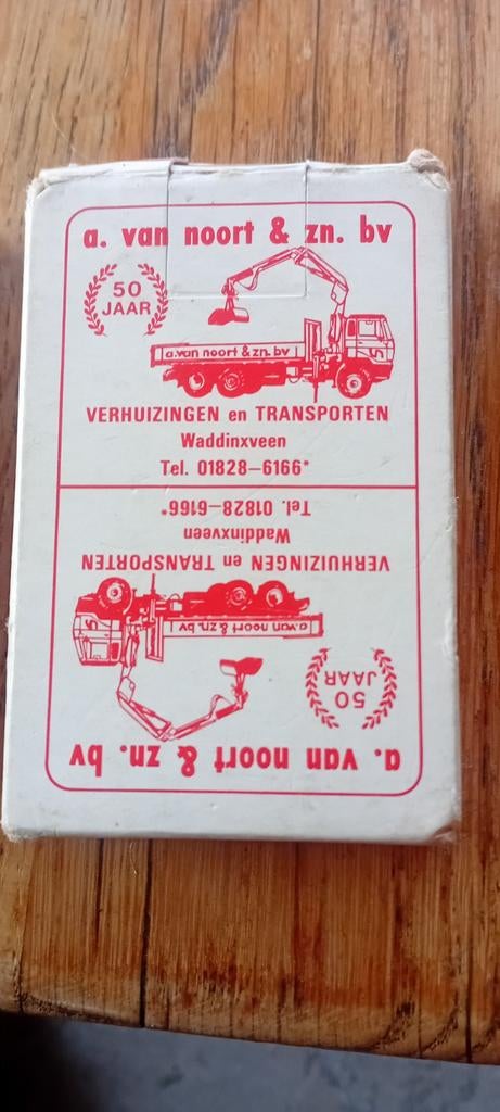 Vintage Speelkaarten A. van Noort & Zn. BV, Vijf spelers of meer, Ophalen, Nieuw, A. van Noort & Zn. BV