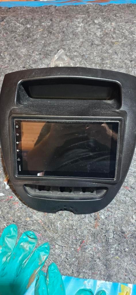 Radio scherm inclusief front voor c1 aygo en 107, Auto-onderdelen, Ophalen of Verzenden, Gebruikt, Citroën