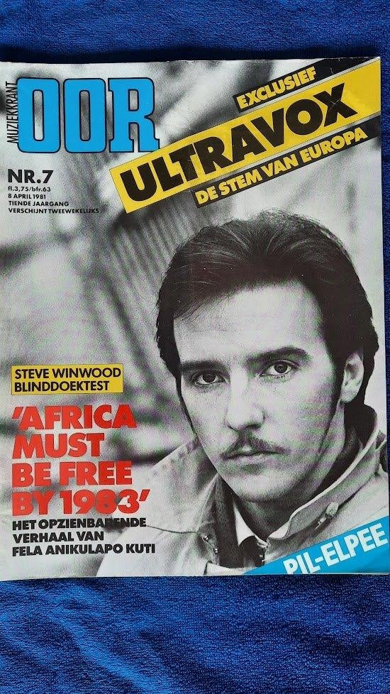 OOR 7-1981 Ultravox Ure Winwood PIL Fela Kuti, Ophalen of Verzenden, Zo goed als nieuw, Muziek, Film of Tv