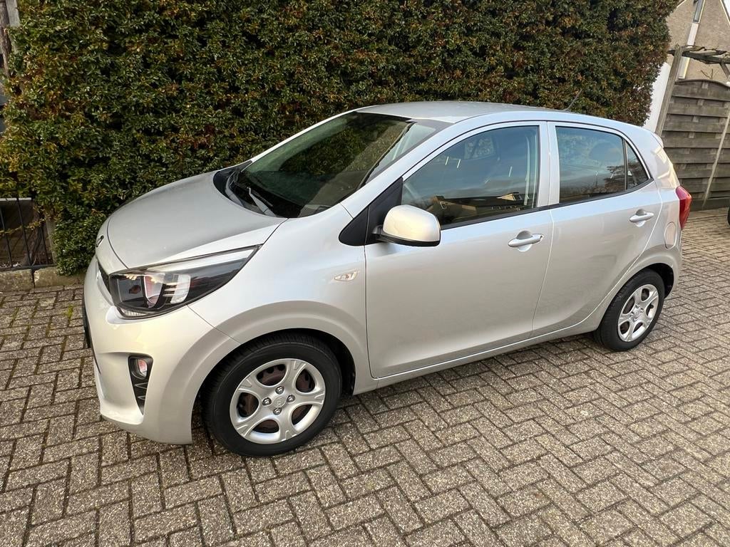 Kia Picanto 1.0 Cvvt 67pk 5-zits 2017 Grijs, Auto's, Kia, Voorwielaandrijving, 4 stoelen, Origineel Nederlands, Handgeschakeld