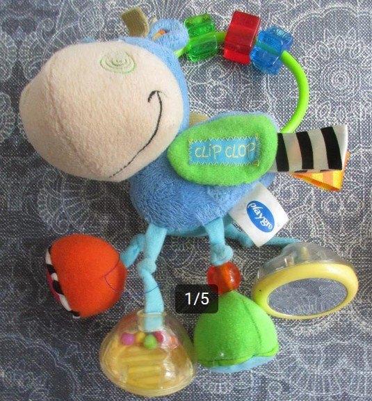 playgro - Clip Clop - activiteiten rammelaar, Kinderen en Baby's, Speelgoed | Babyspeelgoed, Gebruikt, Overige typen, Ophalen of Verzenden