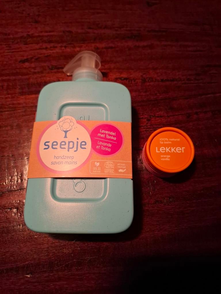 Seepje handzeep en Lekker lipbalsem, Sieraden, Tassen en Uiterlijk, Ophalen of Verzenden, Nieuw
