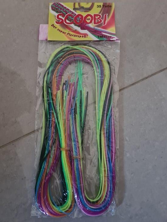 120 zakjes Scoubidou touwtjes - Departijwinkel, Ophalen, Nieuw