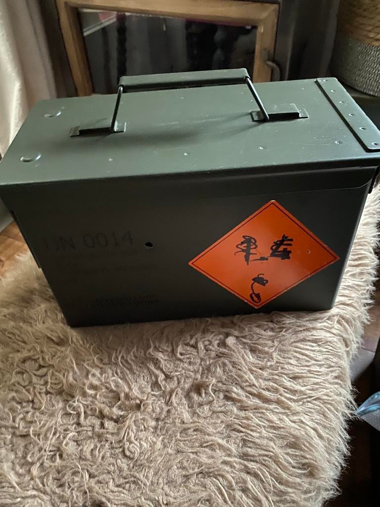 Nette munitie kistje, Ophalen of Verzenden, Zo goed als nieuw, Minder dan 50 cm