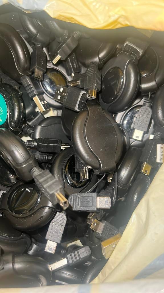 Partij 50 stuks usb mini kabels, Ophalen, Zo goed als nieuw, Apple iPhone