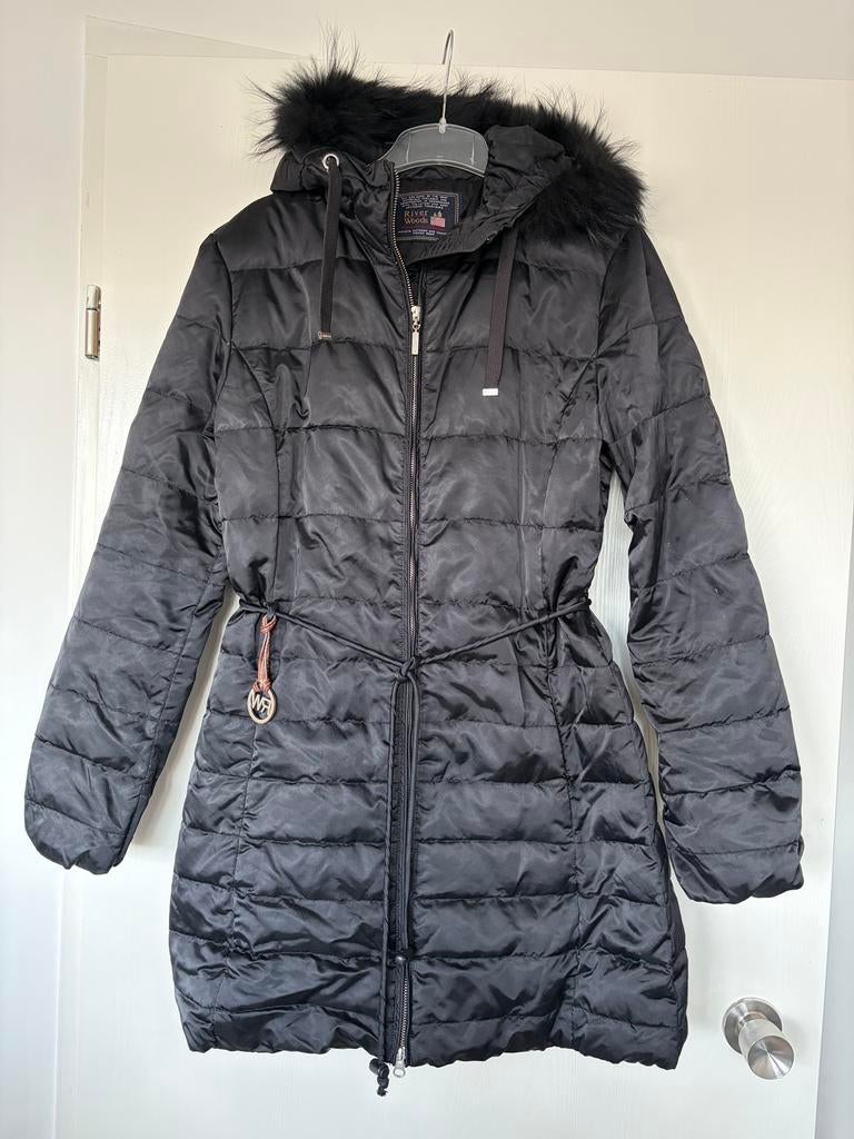 River woods/ Riverwoods/ RW winterjas/ jas maat XL, zwart, River Woods, Zwart, Maat 46/48 (XL) of groter, Ophalen of Verzenden