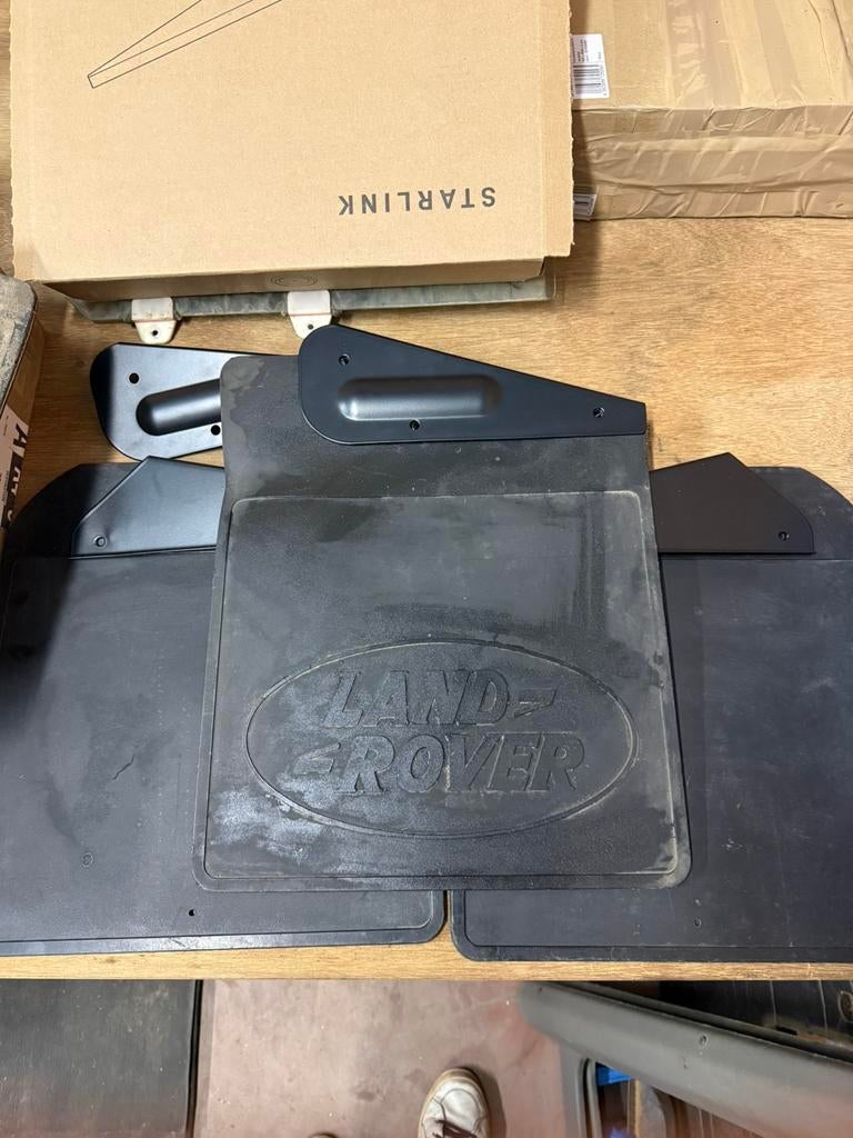 Defender Spatlappen Satijnzwart Onderdelen, Auto-onderdelen, Ophalen