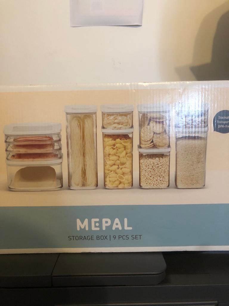Starterset bewaardoos Modula 9-delig - wit