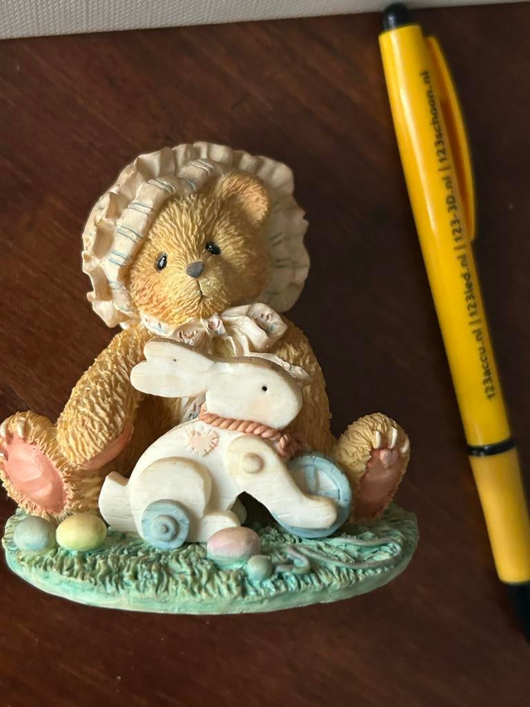 Cherished Teddies 1994 met konijn, Ophalen, Zo goed als nieuw, Beeldje, Cherished Teddies